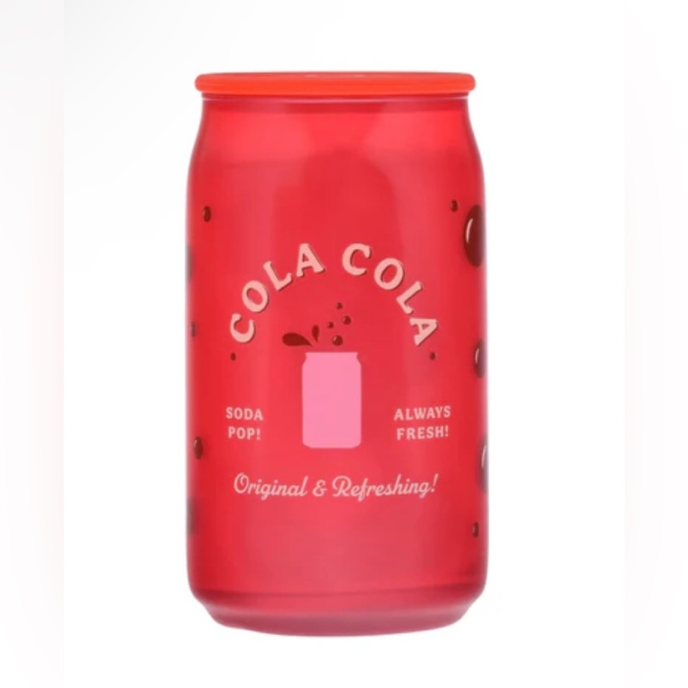 DW Home Coca Cola Candle Retro Soda Can citrus and cherry scent glass 15.4 oz